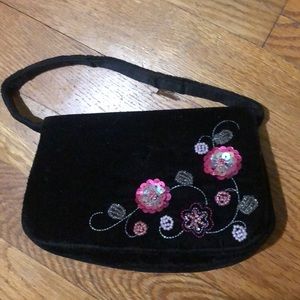 Embroidered small hand bag